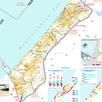 Gaza map