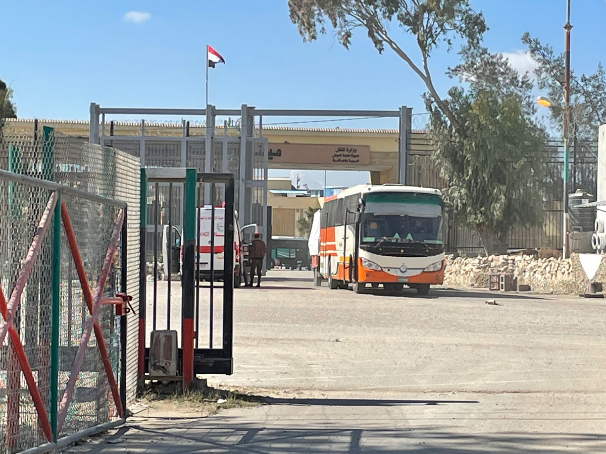 Rafah crossing with Egypt. Photo by OCHA