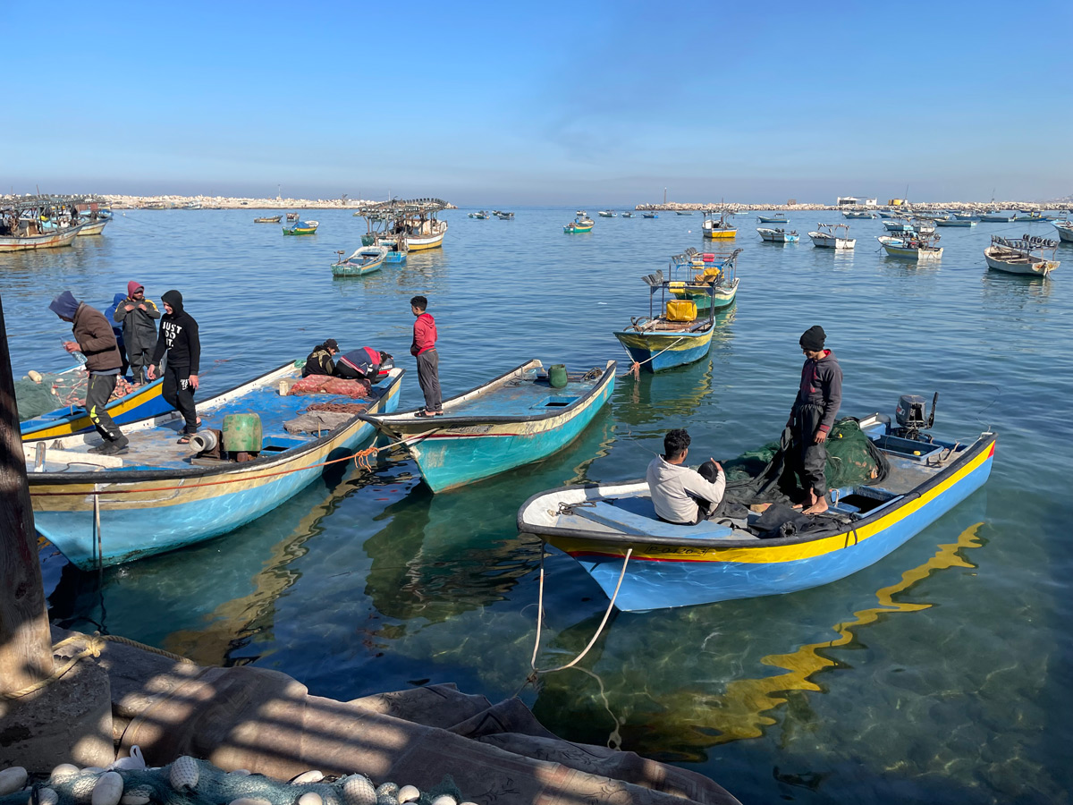 During this reporting period and until 26 December, the Israeli authorities did not allow Palestinian fishermen to transport