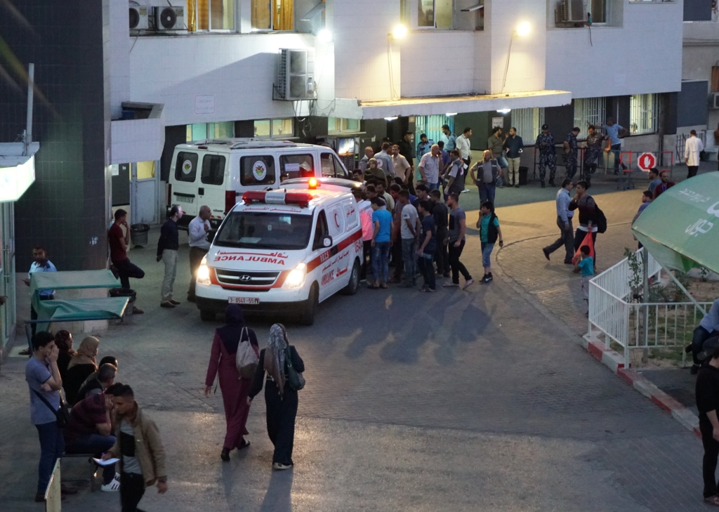 Ash Shifa Hospital, Gaza, 11 May 2018.