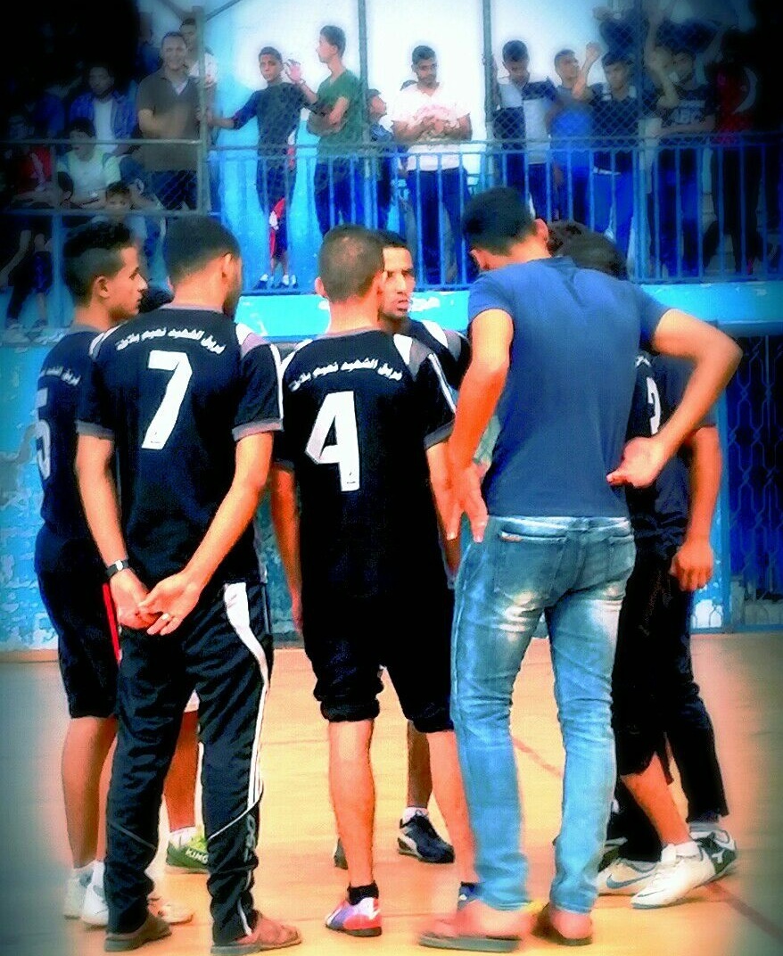 Football match in memory of Naim Balatah, Jabaliya