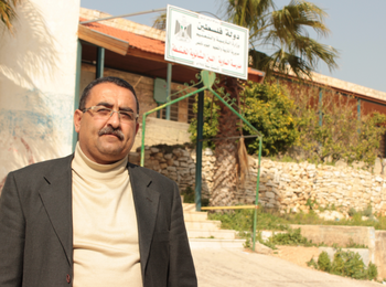 Adnan Hussein, Principal at a village school near Nablus