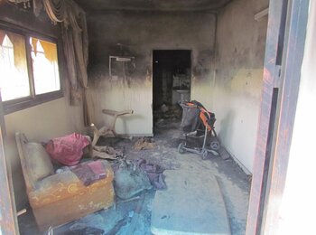 The Dawabsha home in Duma. Photo by OCHA