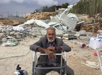 בית שנהרס בבית חנינא (ירושלים המזרחית). הריסתו הובילה הותירה 11 בני אדם ללא קורת גג, חמישה מהם ילדים. / צילום: משרד האו״ם לתיאום עניינים הומניטריים