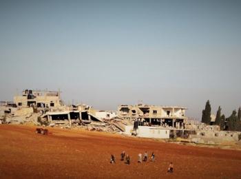 Farmers start to replant their land in Beit Hanoun. Photo by the International Committee of the Red Cross