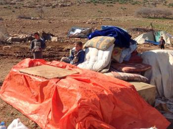 West Bank demolition, February 2016