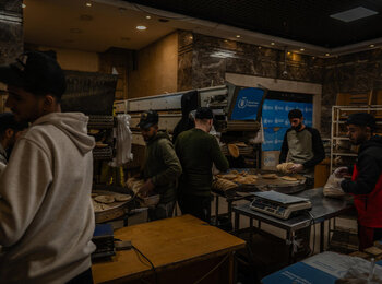 UN-supported bread production in Gaza. Photo by WFP