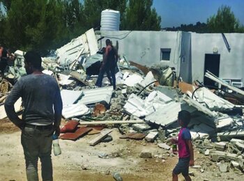 Home demolished by the Israeli authorities in East Jerusalem on 30 August. ©Photo by OCHA.
