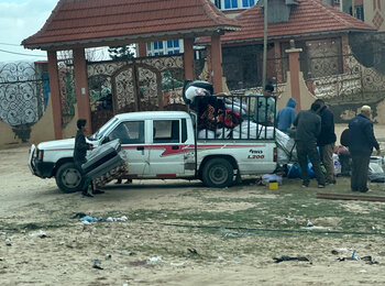 More people are fleeing hostilities or following evacuation orders as intense fighting continues in Khan Younis. “The people of Gaza have been enduring unthinkable horrors and deprivation for months,” UN Relief Chief Martin Griffiths stated. “Their needs have never been higher.” Photo by OCHA