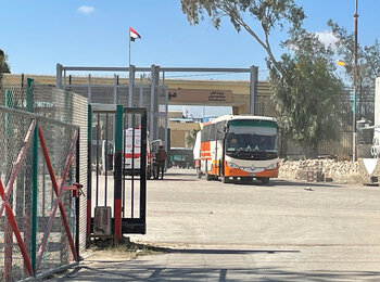 Rafah crossing with Egypt. Photo by OCHA