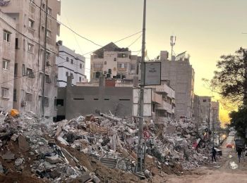 Destruction in Gaza following Israeli strike May 2021 ©Photo by Hazem al Abyad for OCHA