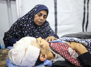 In Gaza, the humanitarian community is working relentlessly to save lives, but the conditions for a meaningful aid operation are not there. Now nearing its end, 2023 is the deadliest year since the UN started recording casualties in the occupied Palestinian territory, 18 years ago. The Secretary-General has called for an immediate humanitarian ceasefire and the immediate and unconditional release of all hostages. Photo by WHO