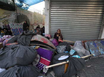 About 90 per cent of children under two in Gaza are consuming two or fewer food groups, a UNICEF survey has found. One in every four pregnant or breastfeeding women consumed only one food group the day before the survey. The risk of famine is increasing every day. Photo by UNRWA 
