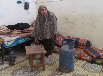 עביר א־נמנם, מחנה הפליטים א־שאטי, עזה, אפריל 2014. תצלום: משרד האו״ם לתיאום עניינים הומניטריים