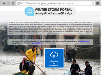 Screenshot: Winter Storm Online System