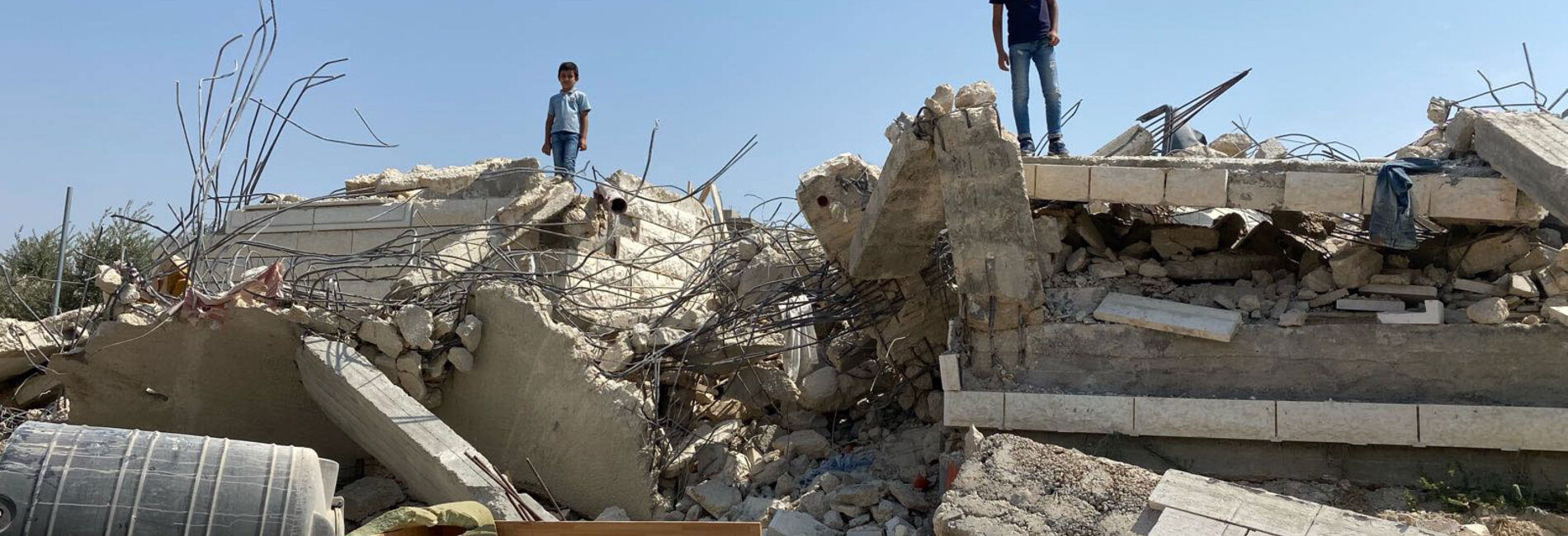 Home demolished in Beit Sira village (Ramallah) on 17 September 2020. Photo by OCHA