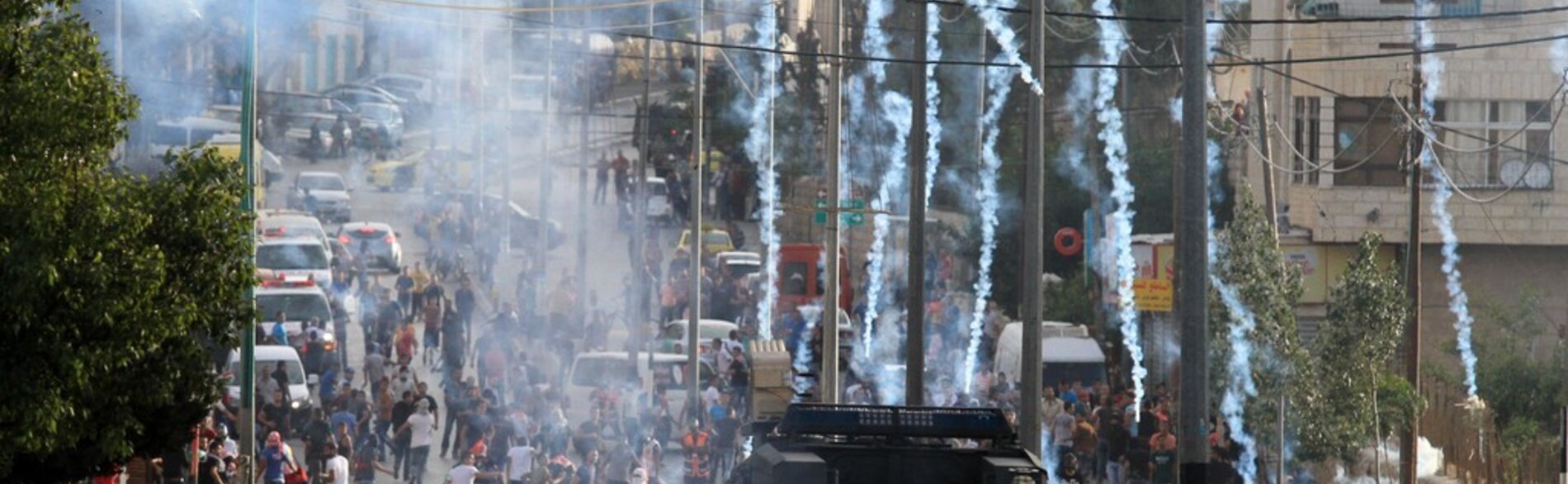 اشتباكات عند المدخل الشمالي لمدينة بيت لحم (قبر راحيل)، 13 تشرين الأول/أكتوبر 2015 تصوير احمد مظهر