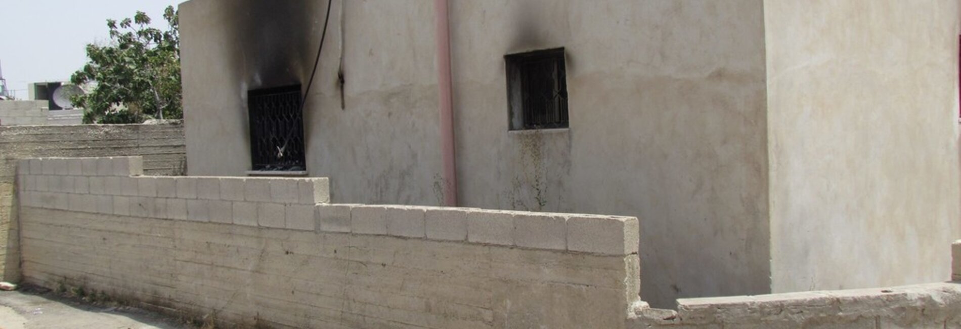 Dawabsheh family home in Duma, target of arson attack. Photo by OCHA