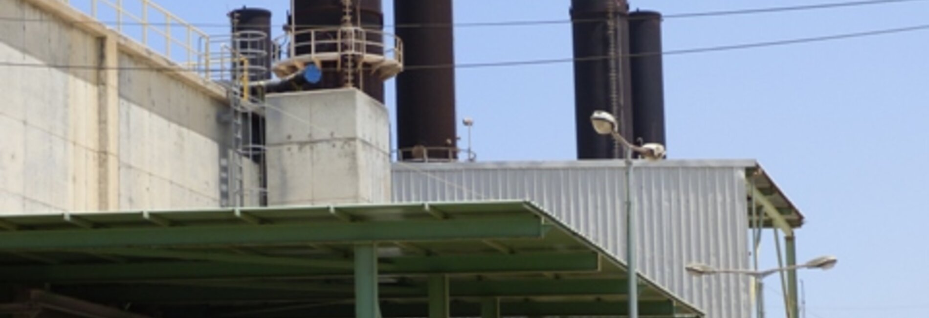 Gaza Power Plant, July 2015. Photo by OCHA