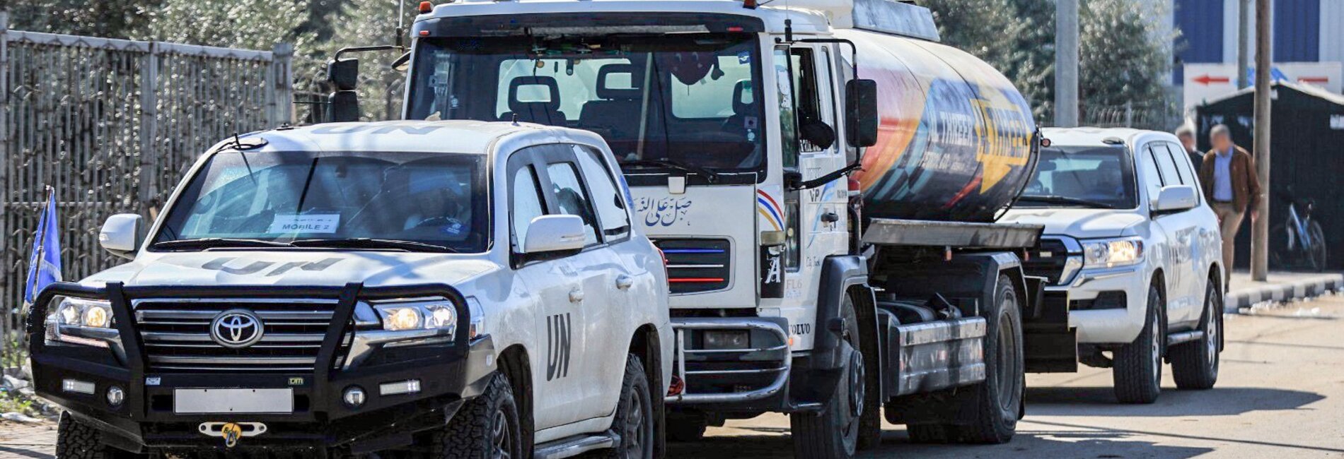 UN agencies deliver fuel to hospitals in northern Gaza. Since the humanitarian pause began, the number of operational hospitals in the north has risen to five*, although they are only able to provide very limited services. Photo by WHO, 29 November 2023