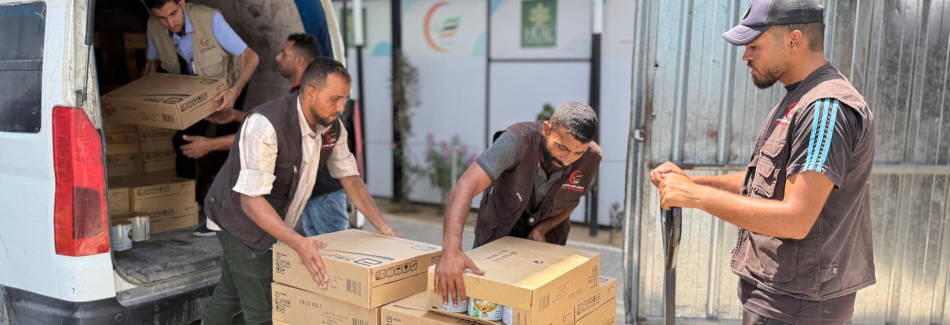 Powdered baby formula delivered to hospitals in Gaza. Photo: World Central Kitchen