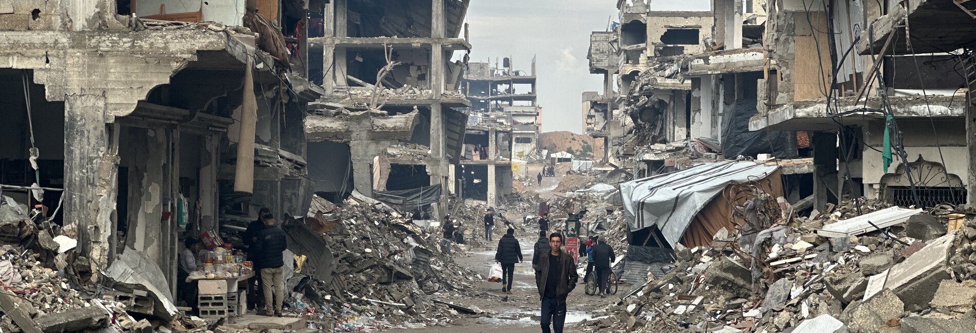 Devastation in Gaza. Photo by OCHA/Olga Cherevko