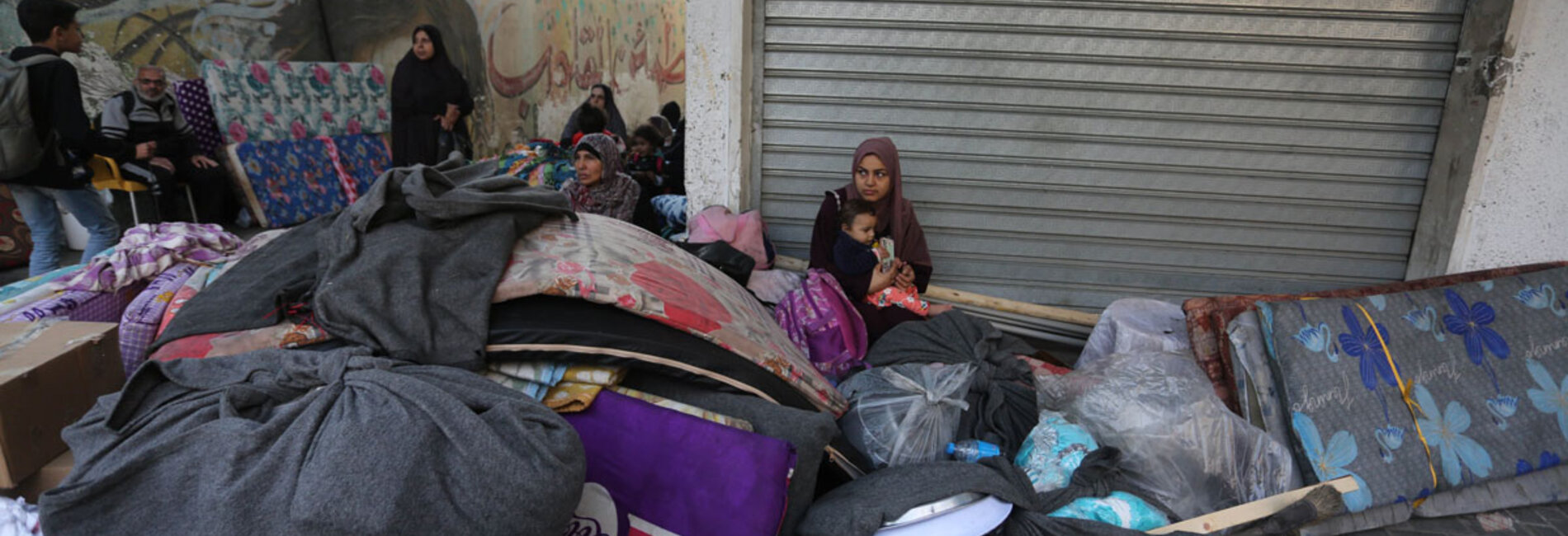 About 90 per cent of children under two in Gaza are consuming two or fewer food groups, a UNICEF survey has found. One in every four pregnant or breastfeeding women consumed only one food group the day before the survey. The risk of famine is increasing every day. Photo by UNRWA 