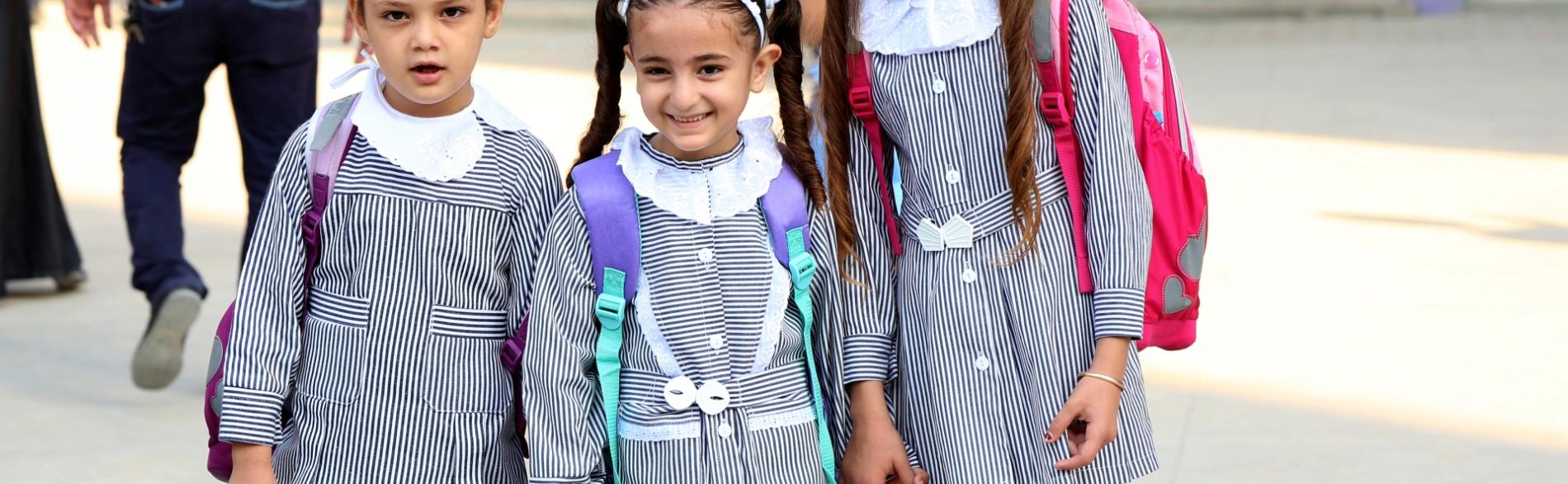 Beginning of new year at UNRWA school, Gaza. © Photo Credit: Khalil Adwan/ UNRWA