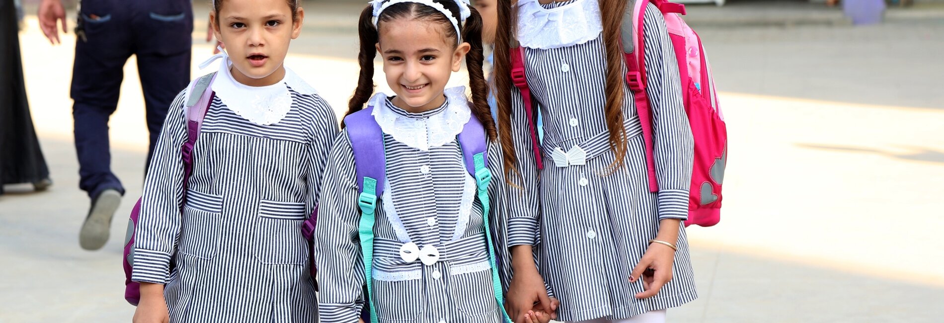 Beginning of new year at UNRWA school, Gaza. © Photo Credit: Khalil Adwan/ UNRWA