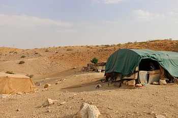 The home of a Bedouin family that periodically functions as a health clinic. Credit: WHO/Alice Plate The home of a Bedouin family that periodically functions as a health clinic. Credit: WHO/Alice Plate