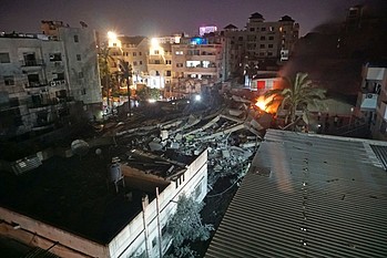 Building destroyed on 5 May 2019, Gaza City. © Photo by OCHA Building destroyed on 5 May 2019, Gaza City. © Photo by OCHA