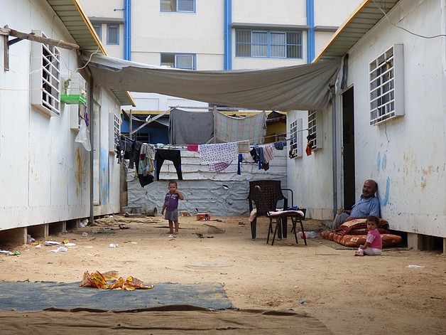 Caravan site Beit Hanoun, October 2016.