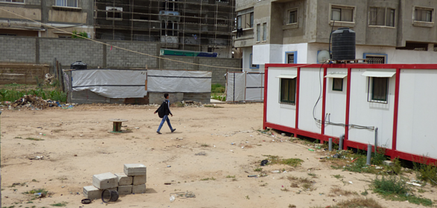 Temporary shelters in the Shuja’iyeh neighbourhood of Gaza City, May 2016. © Photo by OCHA