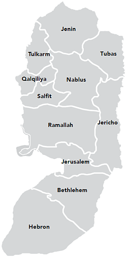 West Bank Map