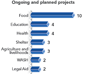 Chart: Ongoing and planned projects