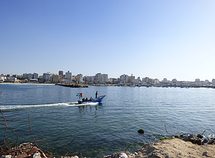 Gaza seashore. Photo by OCHA