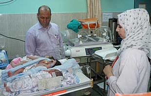 Shohada Al Aqsa hospital, Gaza. Photo by OCHA