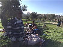 Seven structures demolished and 13 people displaced in Al Wata area of East Jerusalem. Photo by OCHA.
