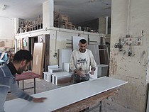Workers in the Sousy Furniture Company, March 2015. ©  Photo by WFP/ElBaba.