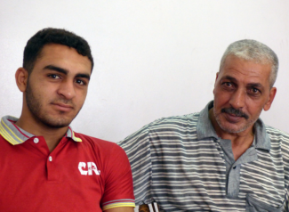 Ala’ and Jamil Balatah, Jabaliya refugee camp, July 2015. Photo by OCHA