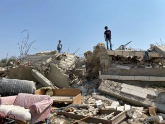 Home demolished in Beit Sira village (Ramallah) on 17 September 2020. Photo by OCHA