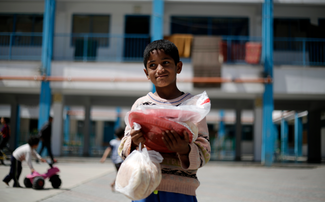 Gaza IDP-Al Zaytoon school. Photo by Iyad al Baba