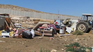 Demolition in North ‘Anata, July 2016 © Photo by OCHA