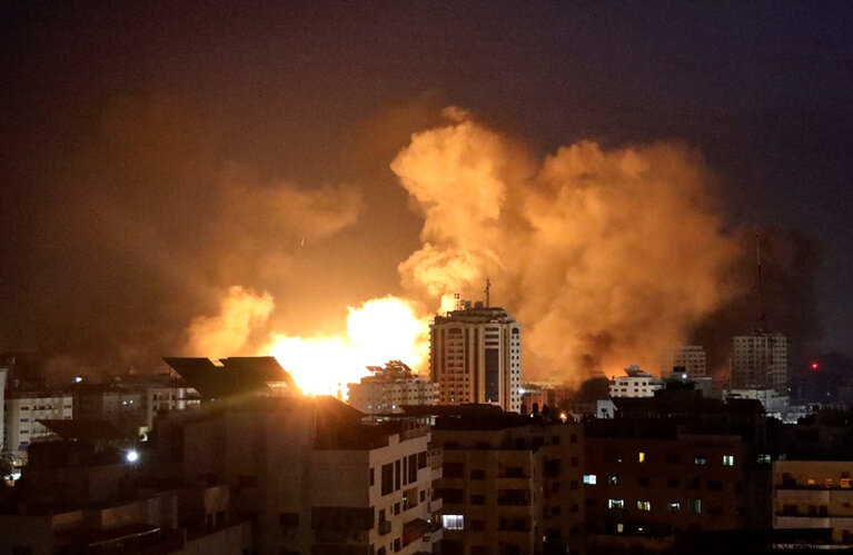 Tal al Hawa neighbourhood of Gaza, 16 October 2023. Photo by UNICEF/Eyad El Baba