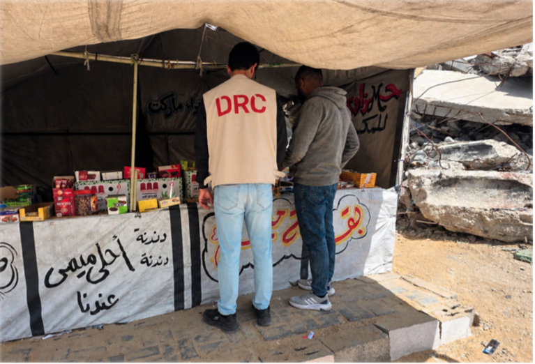 Mohammed’s street vendor cart. Photo by DRC