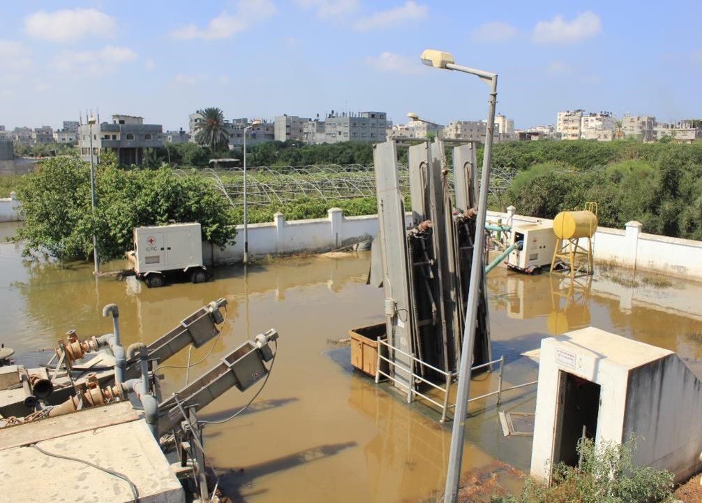 Zaytoon pump station, Gaza city, 2017. © Photo by MoG